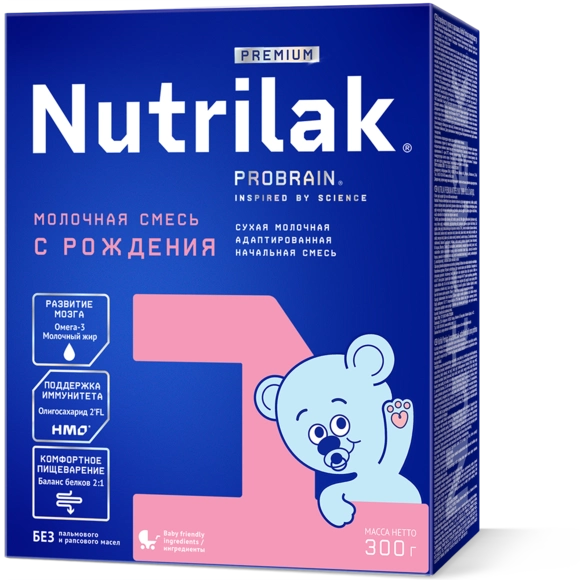 Nutrilak Premium 1 балаларға арналған сүтті дайын қоспа