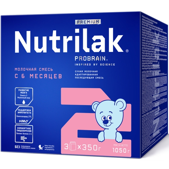 Nutrilak Premium 2  балаларға арналған дайын қоспа