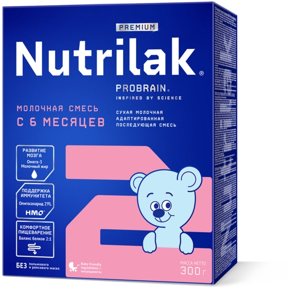 Nutrilak Premium 2  балаларға арналған дайын қоспа