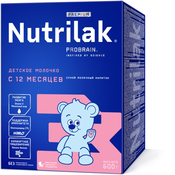  Nutrilak Premium 3 балаларға арналған дайын қоспа